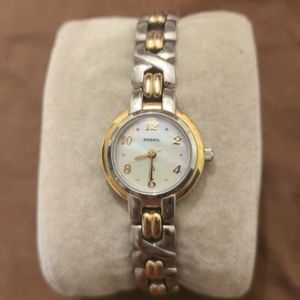 Fossil Stainless Steel Two-tone Ladies Watch (w/new battery)